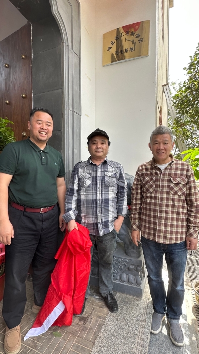 5、湖北省工筆畫學會零點藝術農場寫生基地掛牌儀式