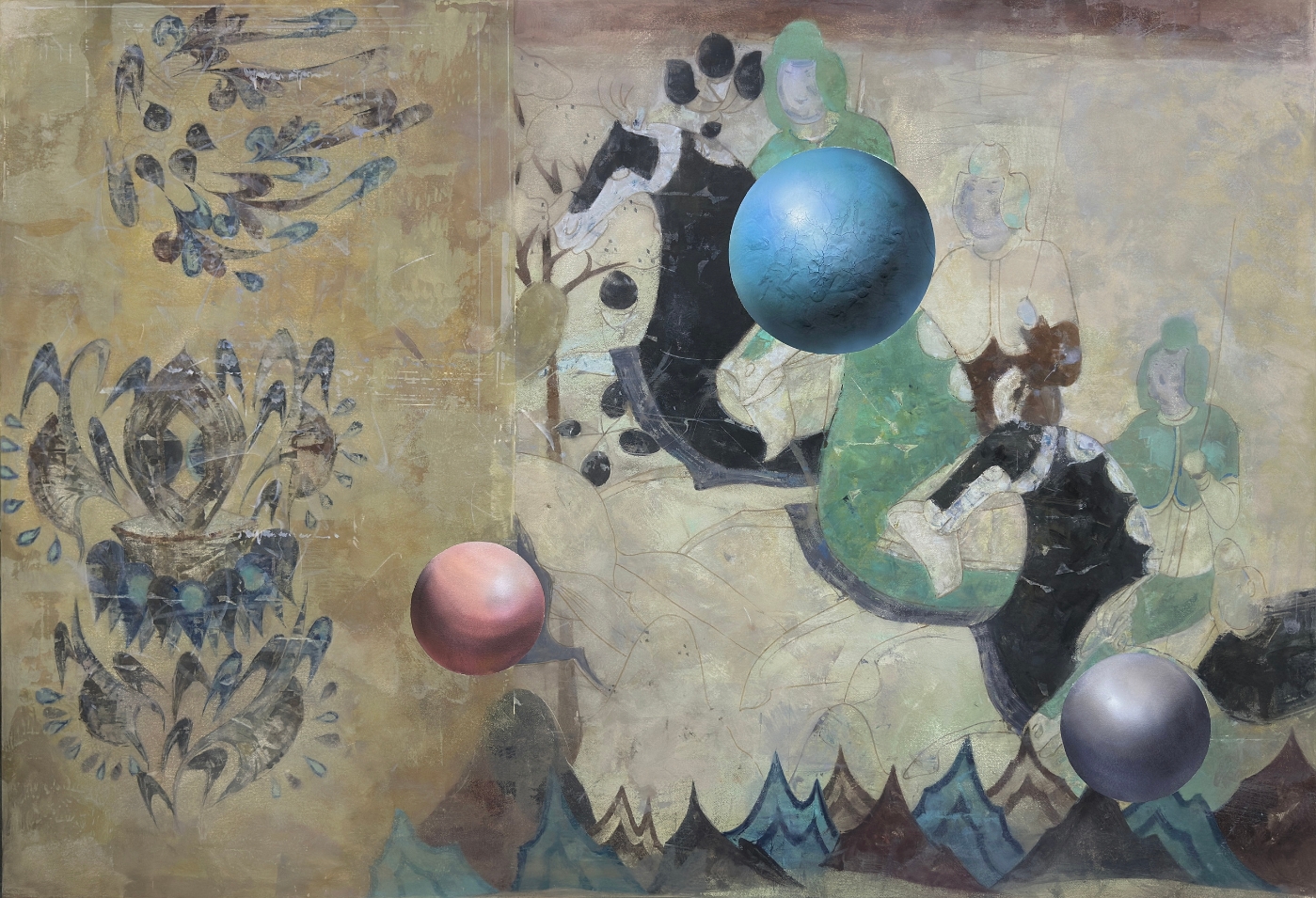 10.懸置 180x220cm 2025 10.懸置 180x220cm 2025