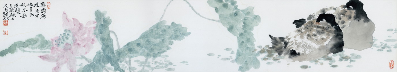 郝孝飛《花鳥系列》110cmx20cm 郝孝飛《花鳥系列》110cmx20cm