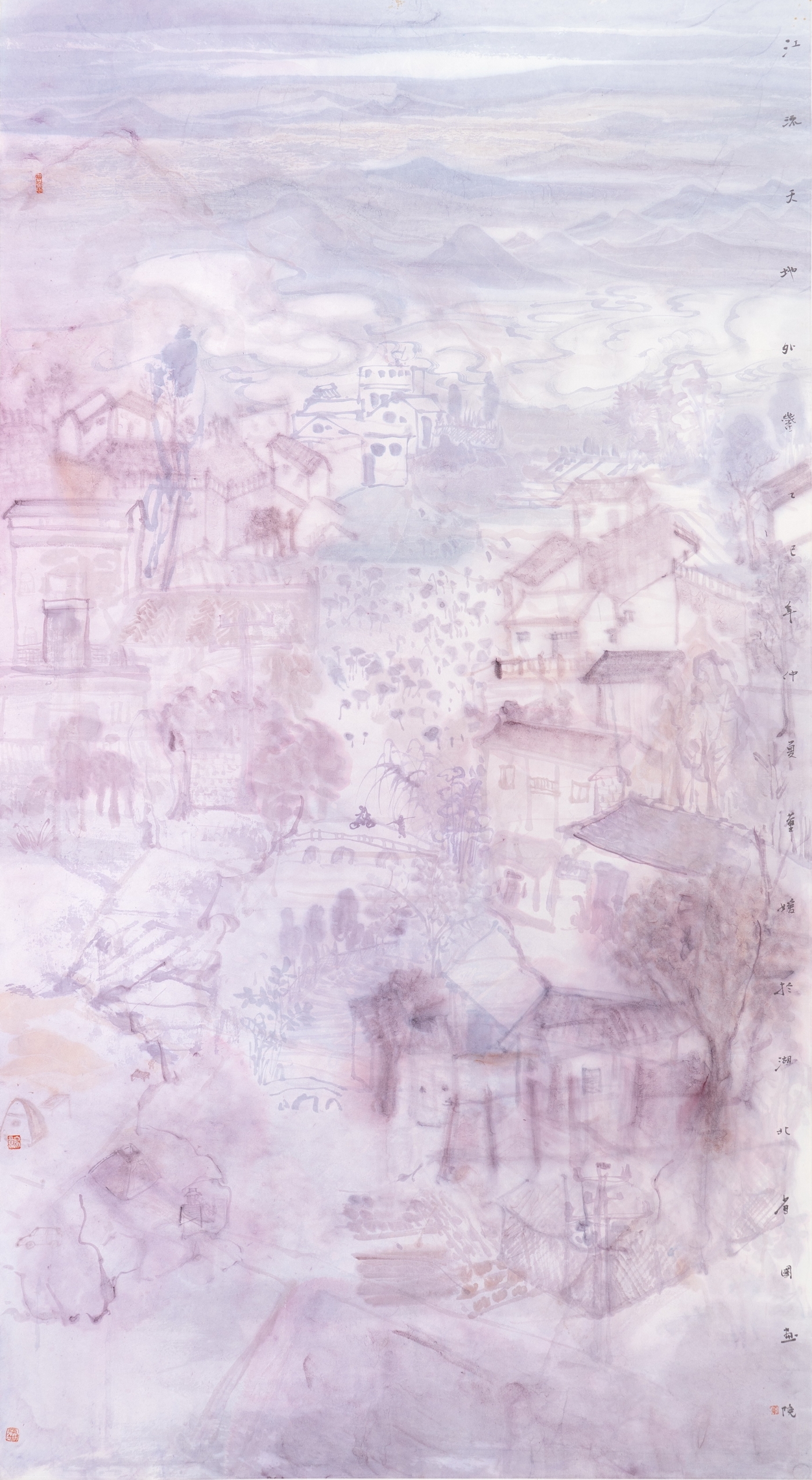 董媛《江流天地外》180cmx96cm 董媛《江流天地外》180cmx96cm