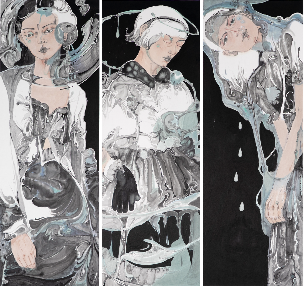 葛昕雨《水孕》111cmx108cm 葛昕雨《水孕》111cmx108cm