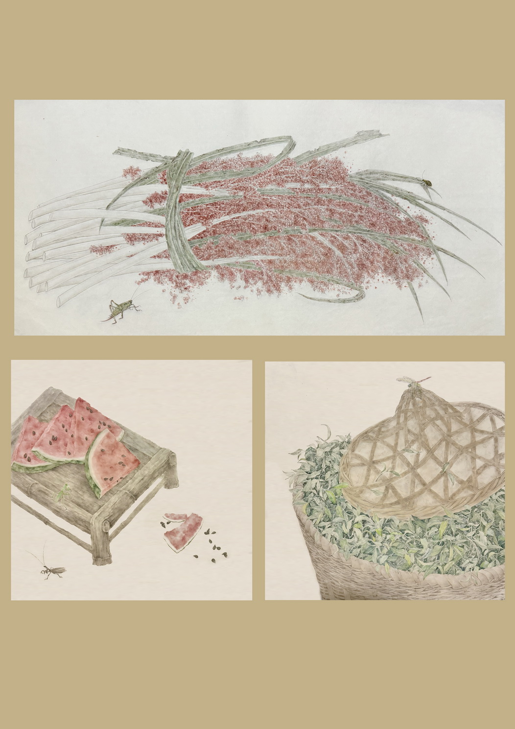 何苗《穰穰之韻》70cmx70cm 何苗《穰穰之韻》70cmx70cm