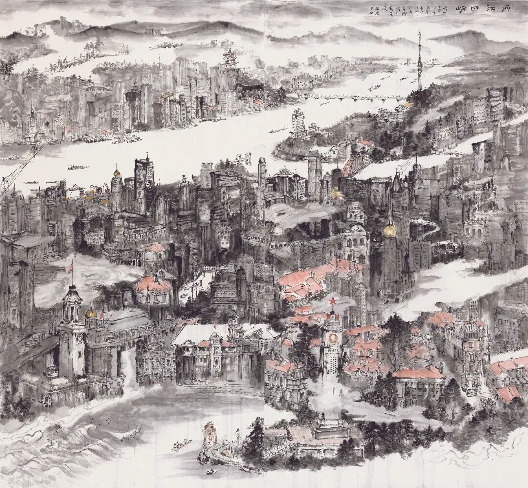 兩江四岸      180cm×190cm      2025年.JPG