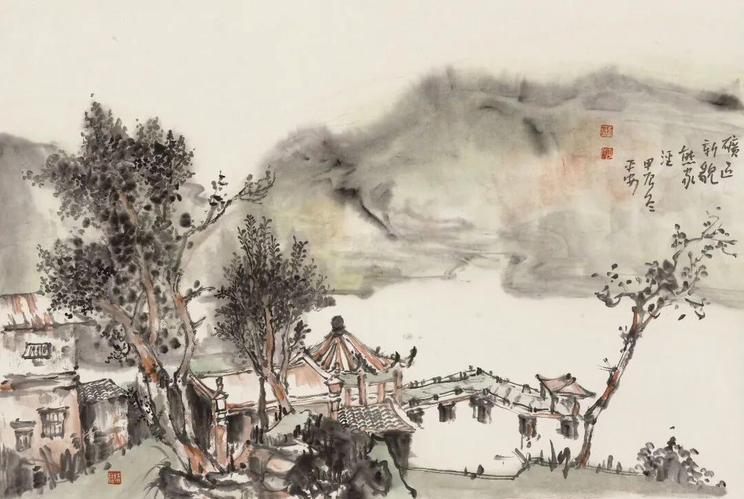 礦區新貌熊家涇      46cm×69cm      2024年.JPG