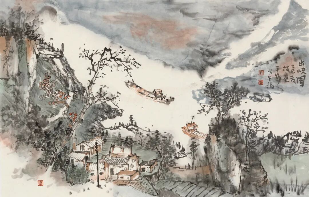 出峽圖·宜昌      44cm×69cm      2025年.JPG